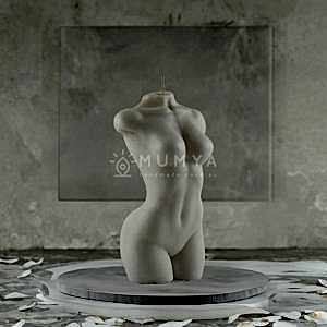 Kadın Torso Mum